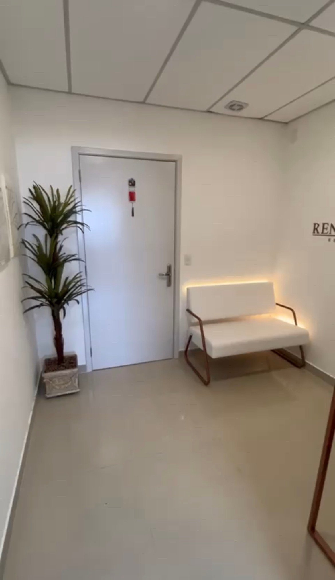 Recepção do consultório